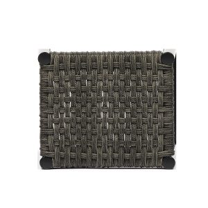 asiento cuerda gris de banqueta provenza negro