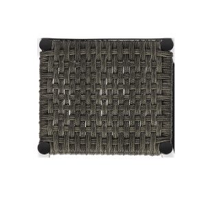 asiento cuerda gris de banqueta provenza negro
