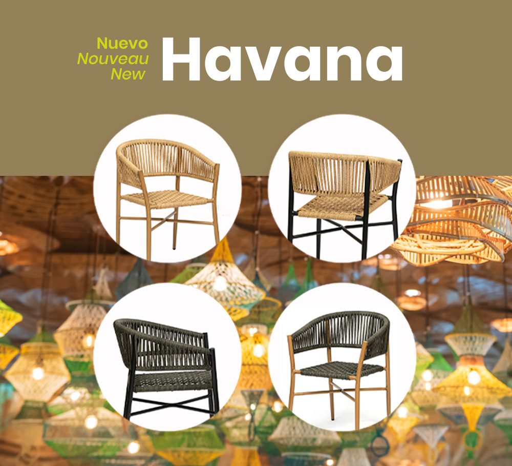 novedad sillón para hostelería Rope Havana