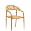 sillon faro roble natural cuerda crema
