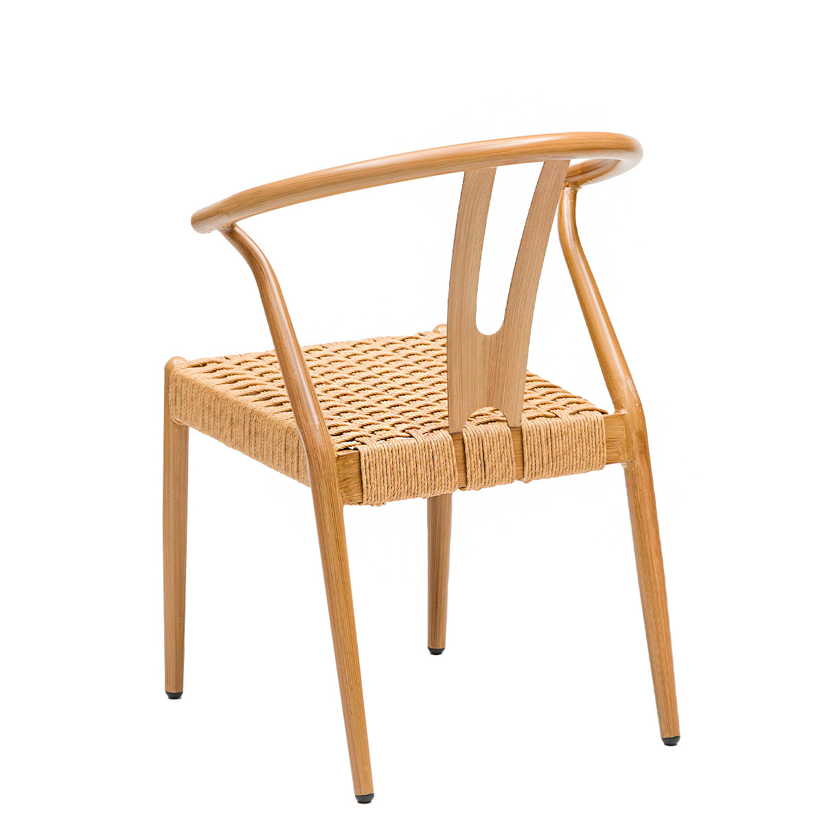 sillon Hanoi rope crema trasera