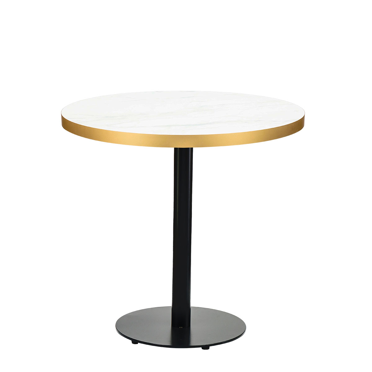 Munich base redonda negra tablero redondo canto dorado