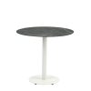 mesa munich base redonda aluminio tablero redondo marmol tafu