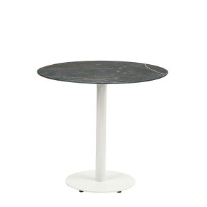 mesa munich base redonda aluminio tablero redondo marmol tafu