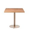 mesa munich base redonda taupe tablero melamina olmo