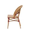silla louvre roble natural  burdeos lateral