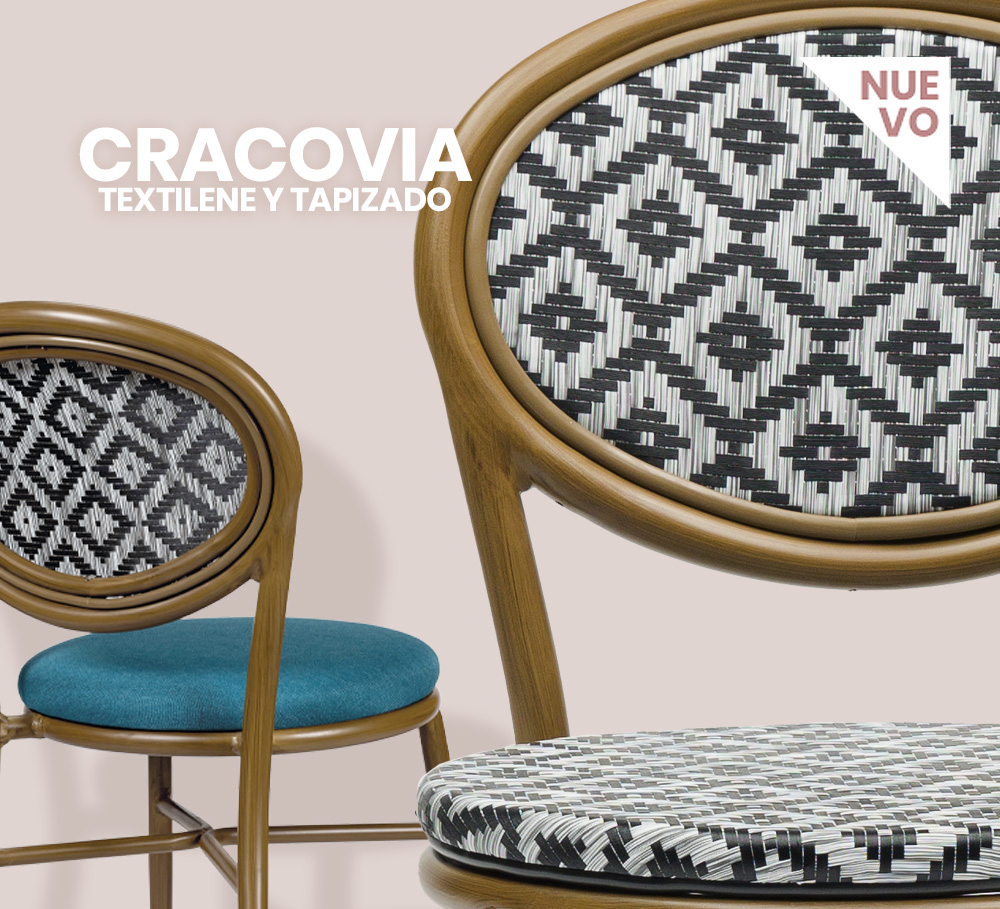 silla para hostelería modelo Cracovia  novedad 2025