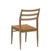 silla alba nogal claro rope marron trasera