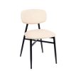 silla brooklyn asiento y respaldo tapizado arena
