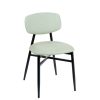 silla brooklyn asiento y respaldo tapizado esmeralda