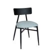 Silla Brooklyn tapizado celeste