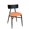 Silla Brooklyn tapizado teja