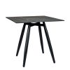 Mesa Copenhagen plus tablero cuadrado compact marmol samas
