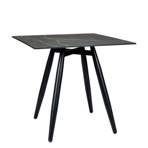 Mesa Copenhagen plus tablero cuadrado compact marmol samas