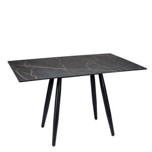 Mesa Copenhagen plus tablero rectangular compact marmol samas