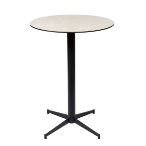 Mesa Dublin Alta tablero compact marmol tafu redondo