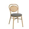 Silla Innsbruck deco roble natural tapizado vesubio