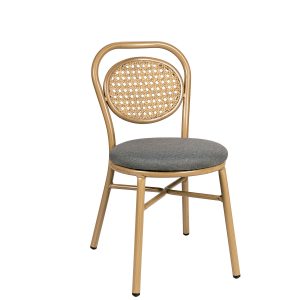 Silla Innsbruck deco roble natural tapizado vesubio
