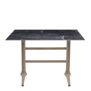Mesa islandia taupe tablero compact marmol marquina