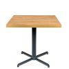 mesa miami negro tablero compact melamina atlas canto dorado