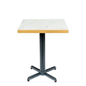 mesa miami negro tablero melamina marmol bianco canto dorado