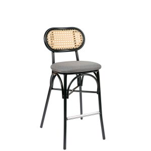 Banqueta new verdi negro tapizado vesubio