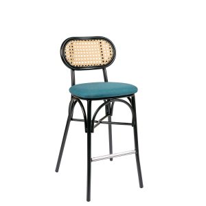 Banqueta new verdi negro tapizado zafiro