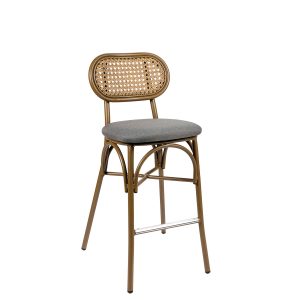 Banqueta new verdi nogal claro tapizado vesubio
