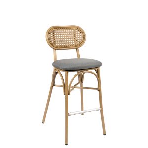 Banqueta new verdi roble natural tapizado vesubio
