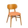 Silla Zagreb Tapizado teja