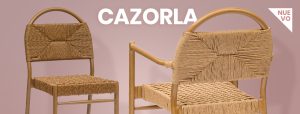 nuevo sillón y silla contract para exterior modelo cazorla aluminio y rope