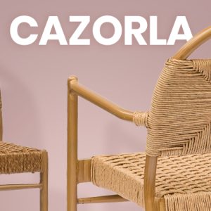 nuevo sillón y silla contract para exterior modelo cazorla aluminio y rope