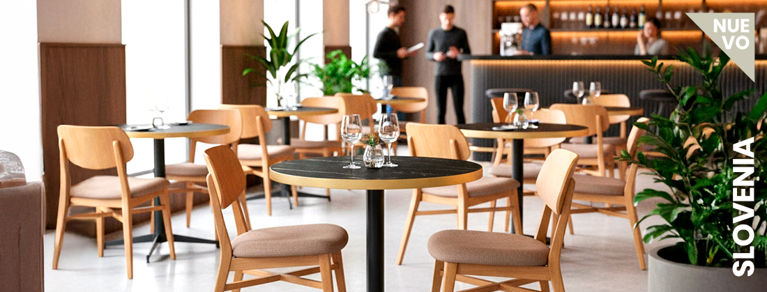 Slovenia novedad silla interior madera tapizada Slovenia novedad silla contract interior tapizada