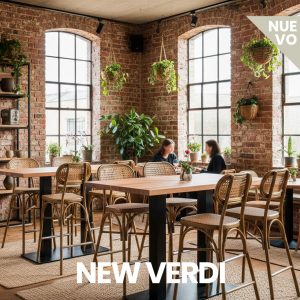 novedad banquetas contract New Verdi asiento rejilla