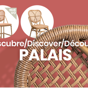 Novedad serie Palais silla y banqueta