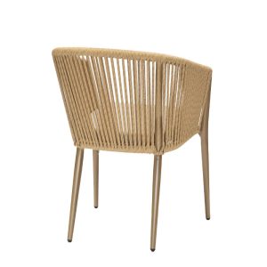 sillon pravia rope crema trasera