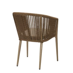 sillon pravia rope marron trasera