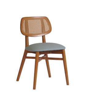 Silla Croacia tapizado celeste